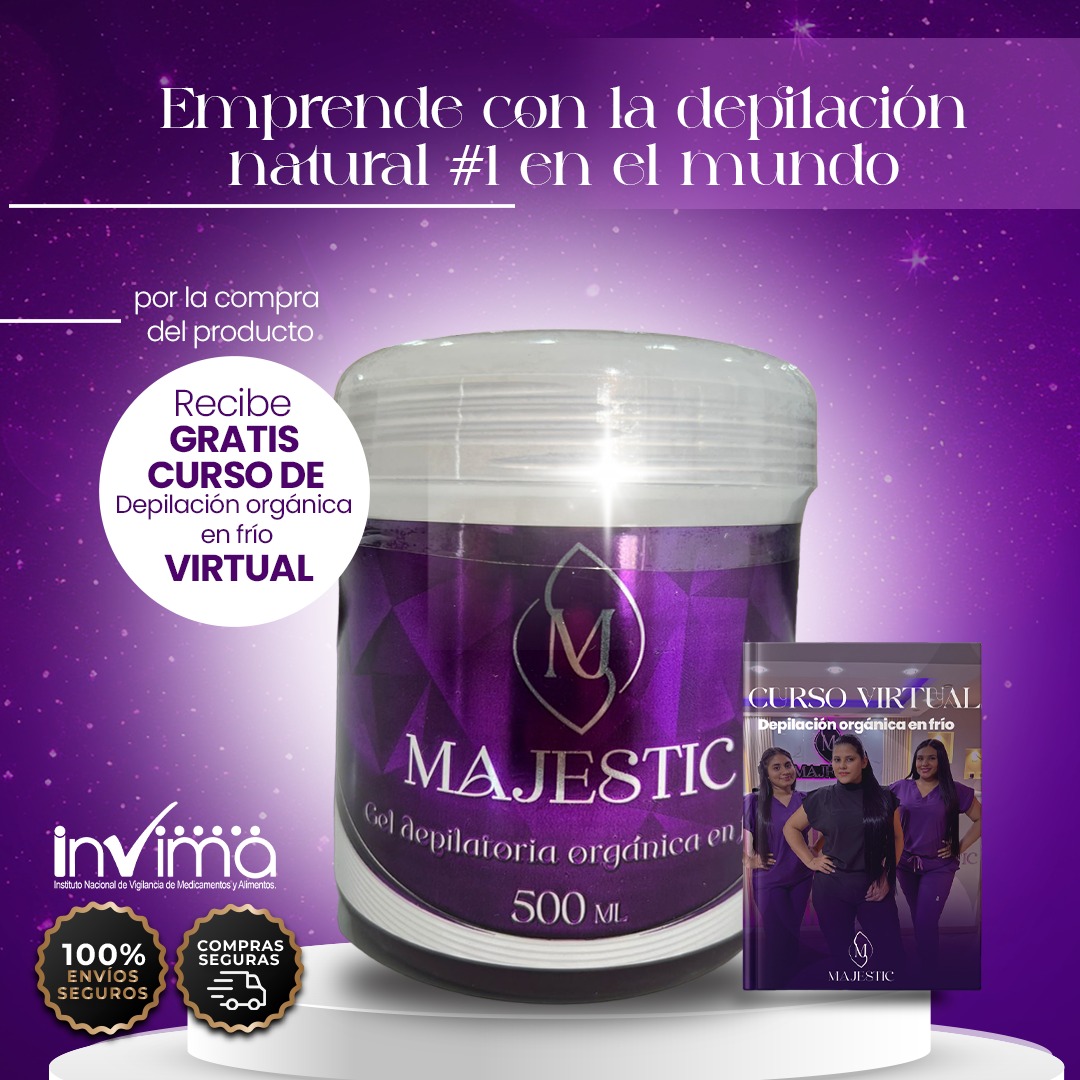 Gel Depilatoria Orgánica En Frío +CURSO